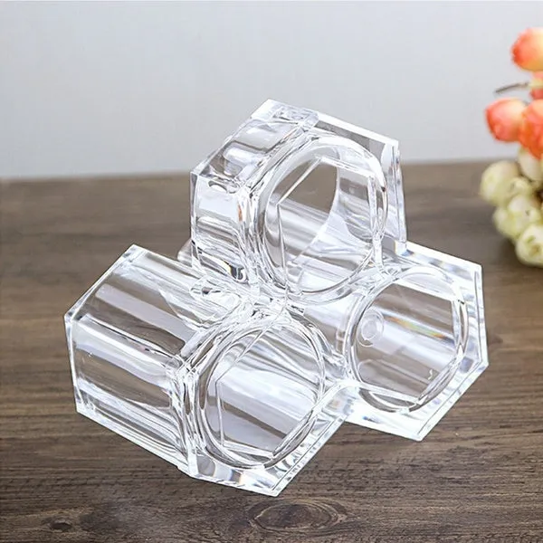 Makeup Brush Lipstick Tube Transparent Acrylic Eyebrow Pencil Storage Box