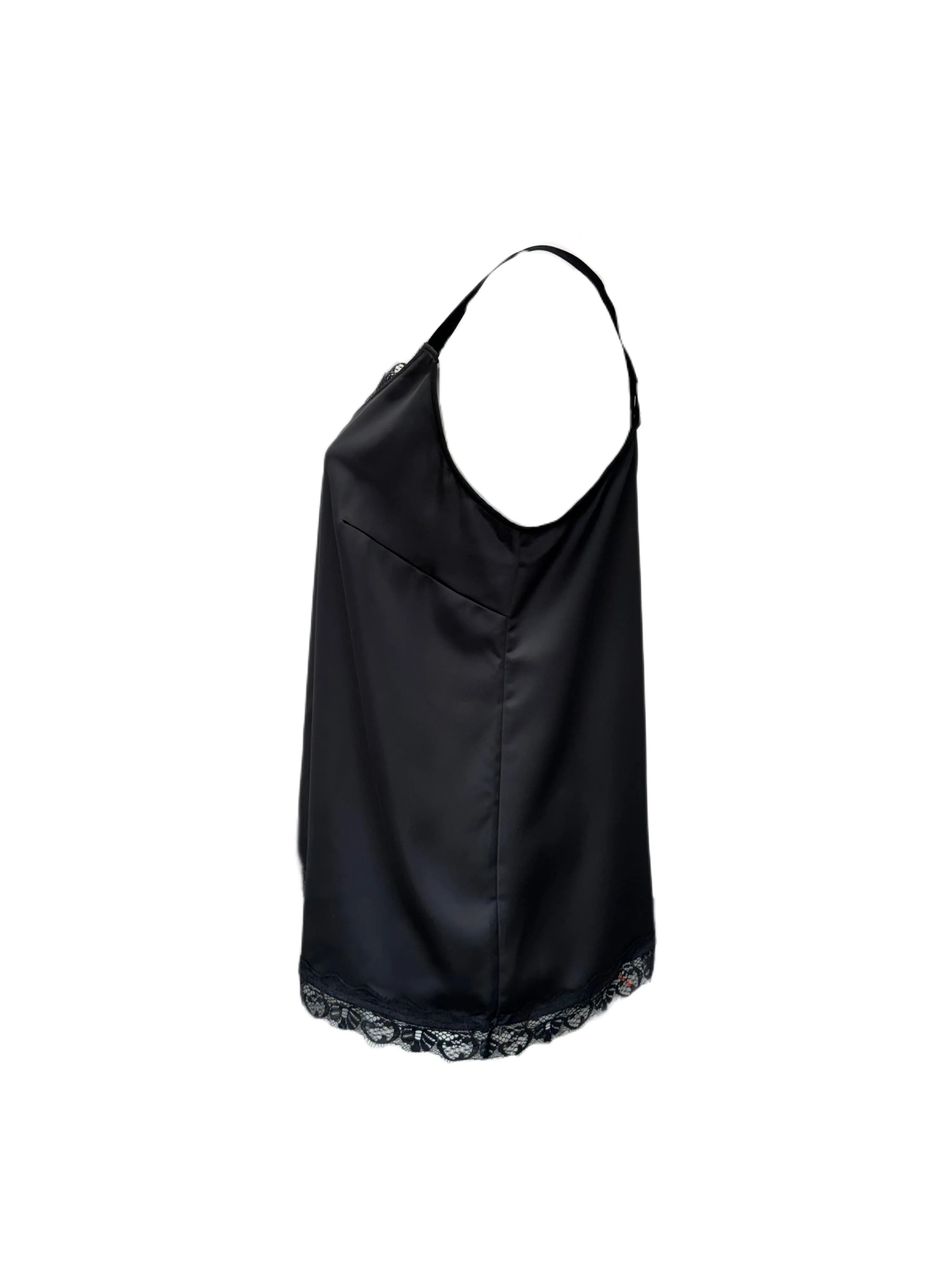 Marina Rinaldi Women's Black Bambino Pullover Tank NWT