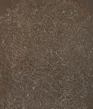 MARK TOBEY "PSALTERY FIRST FORM" ETCHING 1974