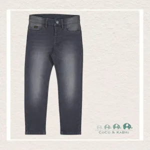 Mayoral : Boys Soft Denim Pants - Dark Grey