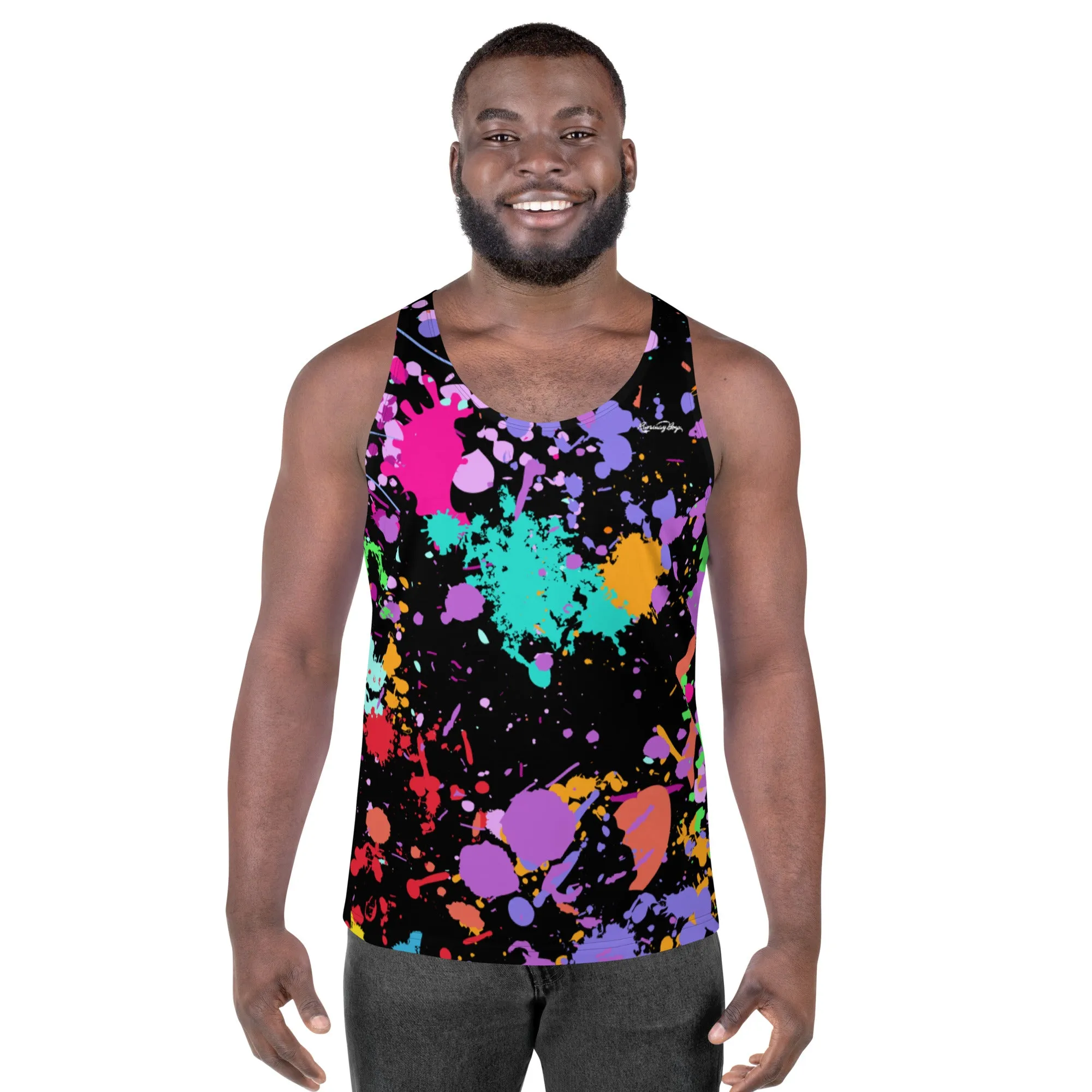 Men's Splatter Tank Top
