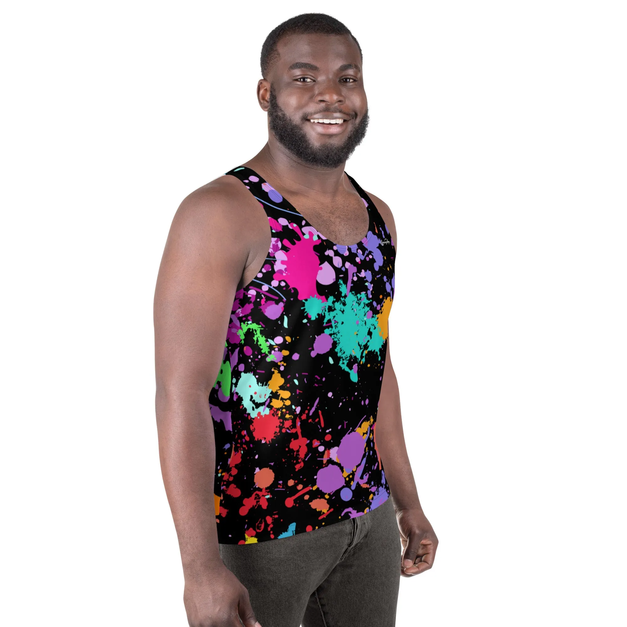 Men's Splatter Tank Top