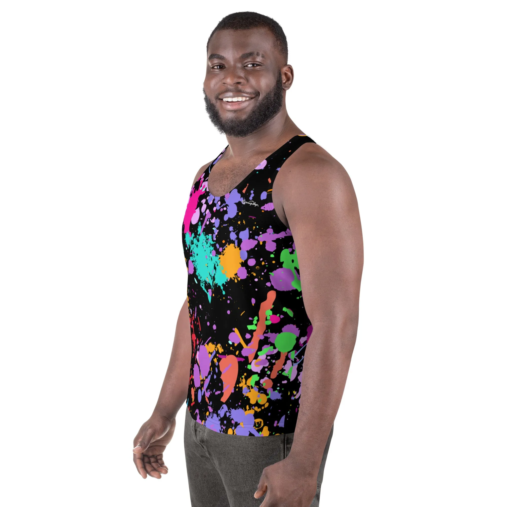 Men's Splatter Tank Top