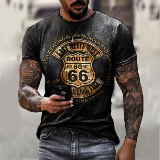 Men's Vintage Short Sleeve T Shirt