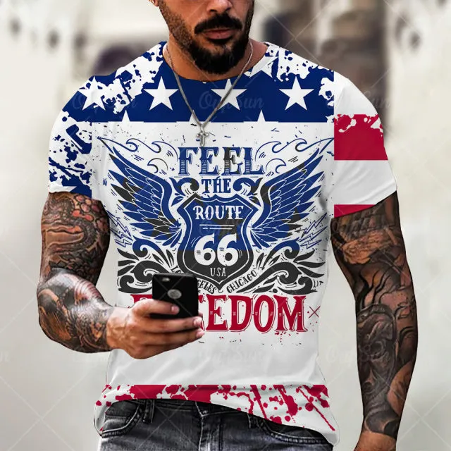 Men's Vintage Short Sleeve T Shirt
