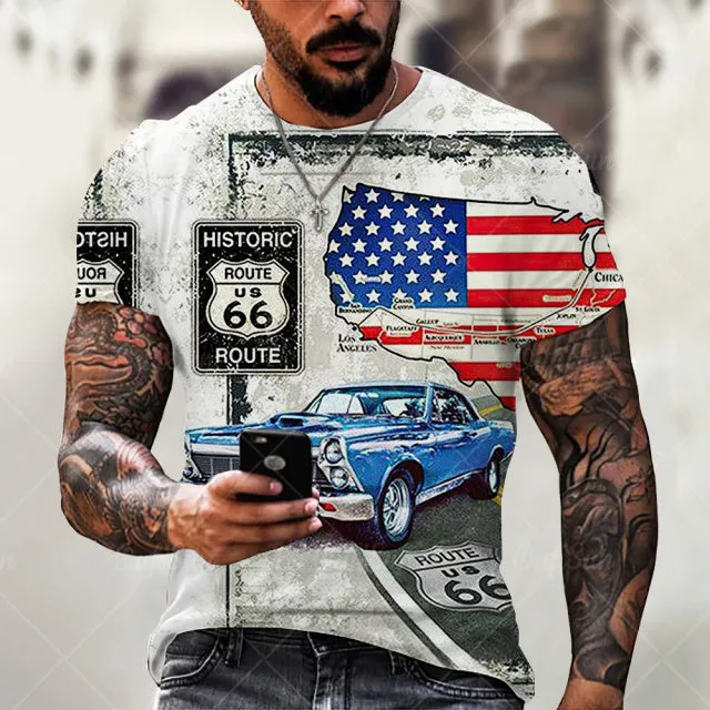 Men's Vintage Short Sleeve T Shirt