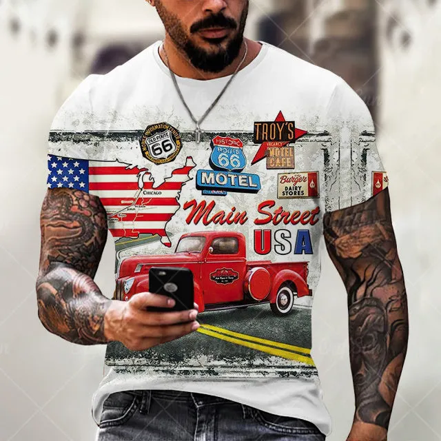 Men's Vintage Short Sleeve T Shirt