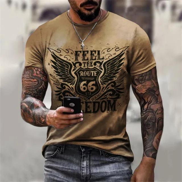 Men's Vintage Short Sleeve T Shirt