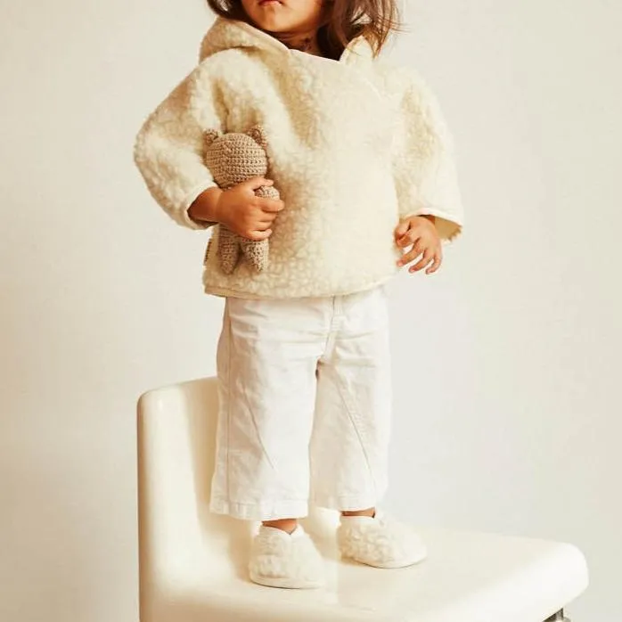 Merino Wool Snuggle Jacket (Milk)