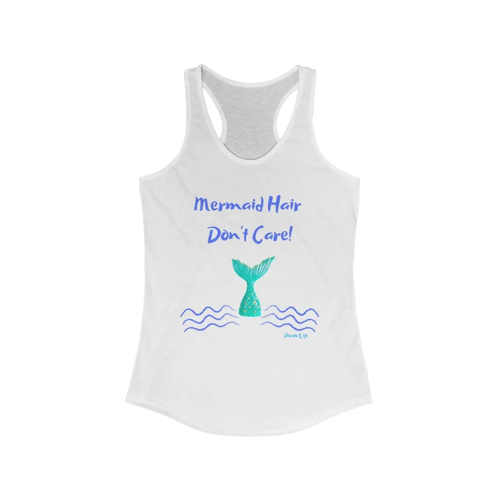 Mermaid Hair Don't Care Slim Fit Tank