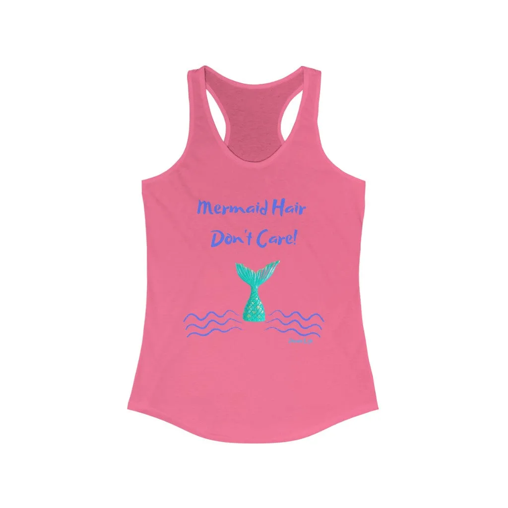 Mermaid Hair Don't Care Slim Fit Tank