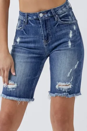 Mid Rise Bermuda Shorts