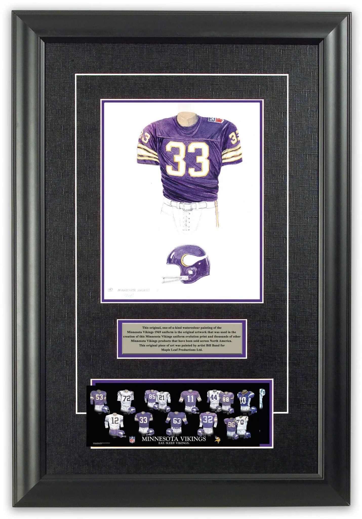 Minnesota Vikings 1969 Purple