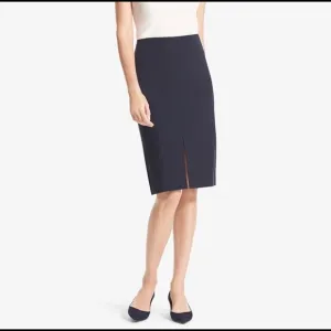 MM Lafleur Greenpoint Navy Blue Pencil Skirt Size 4