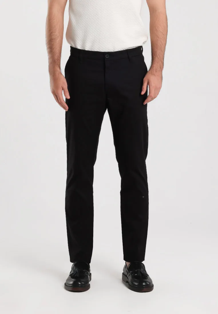 MOC - Celana Panjang Chinos Pria Renviggo - Black