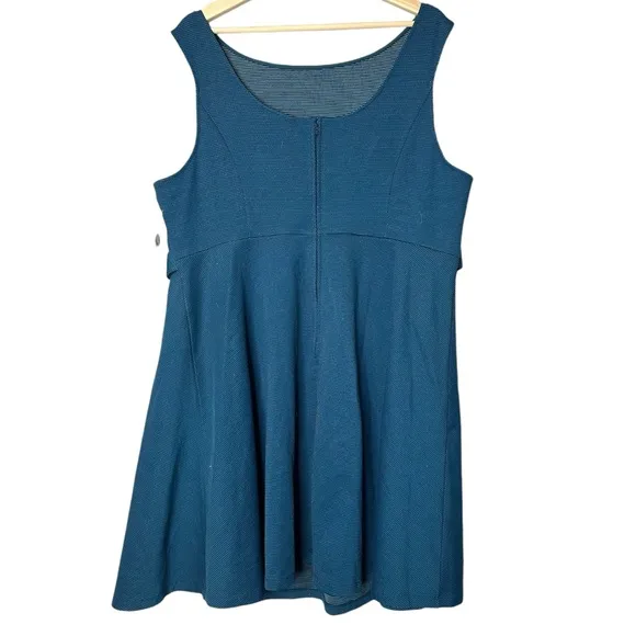Modcloth Teal Sixties Signature A-Line Dress Size 2X