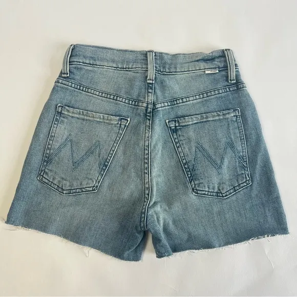 MOTHER High Waisted Hiker Hover Cut Off Shorts