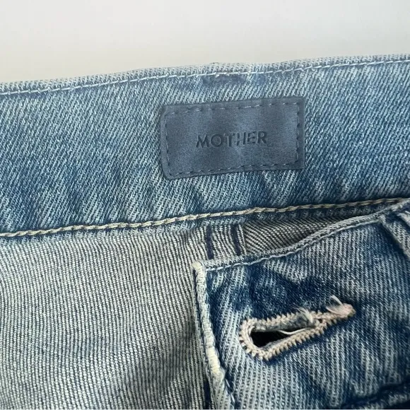 MOTHER High Waisted Hiker Hover Cut Off Shorts