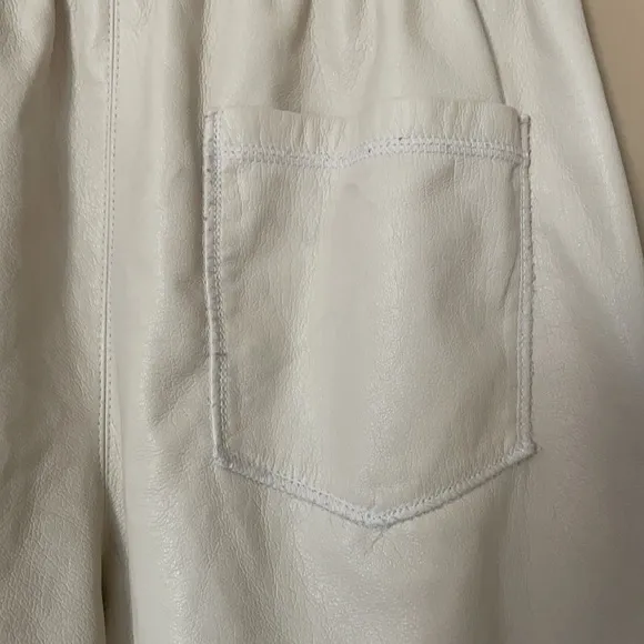 Nanushka Yolie Vegan Leather Bermuda Shorts