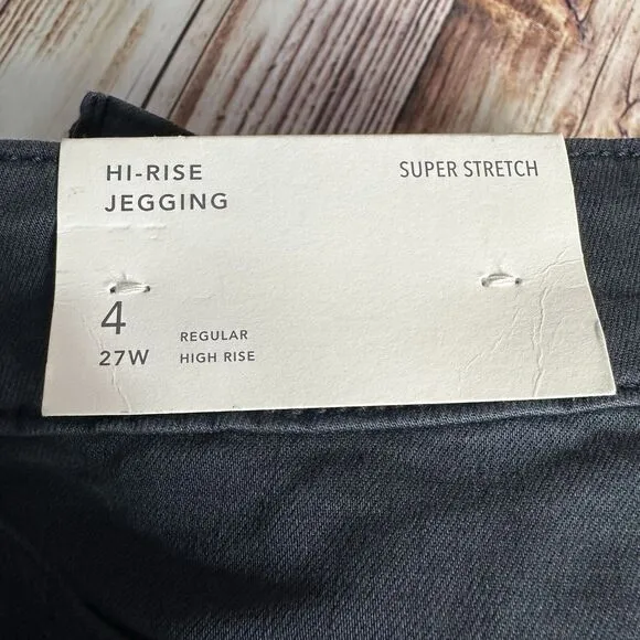 NEW American Eagle HI RISE JEGGING Womens Size 4 Blue Jeans Denim Pants 26x28.5