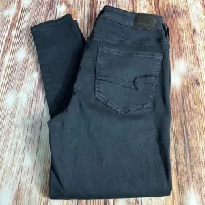 NEW American Eagle HI RISE JEGGING Womens Size 4 Blue Jeans Denim Pants 26x28.5