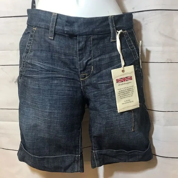 NEW! Hudson Rodeo Trouser Denim Short 24