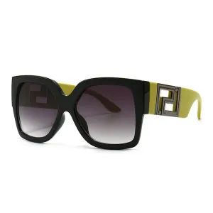 New Square Thick Frame Sunglasses Women Big Size Eyewear Lunette Femme Luxury Brand Sun Glasses Hollow Out Vintage Shades gafas