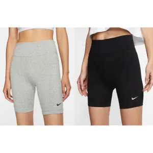 Nike Women's Leg-A-See Bike Shorts - 2 pack Grey &amp; Black NWOT