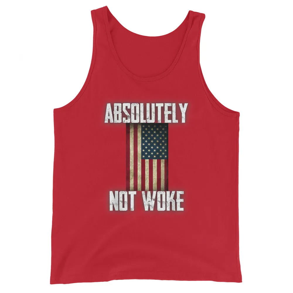 NOT WOKE Unisex Tank Top