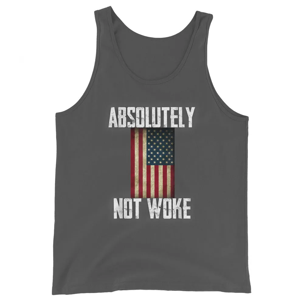 NOT WOKE Unisex Tank Top