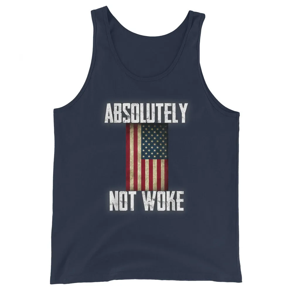 NOT WOKE Unisex Tank Top
