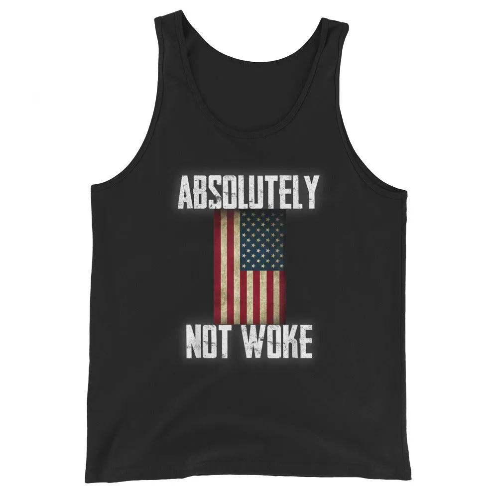 NOT WOKE Unisex Tank Top