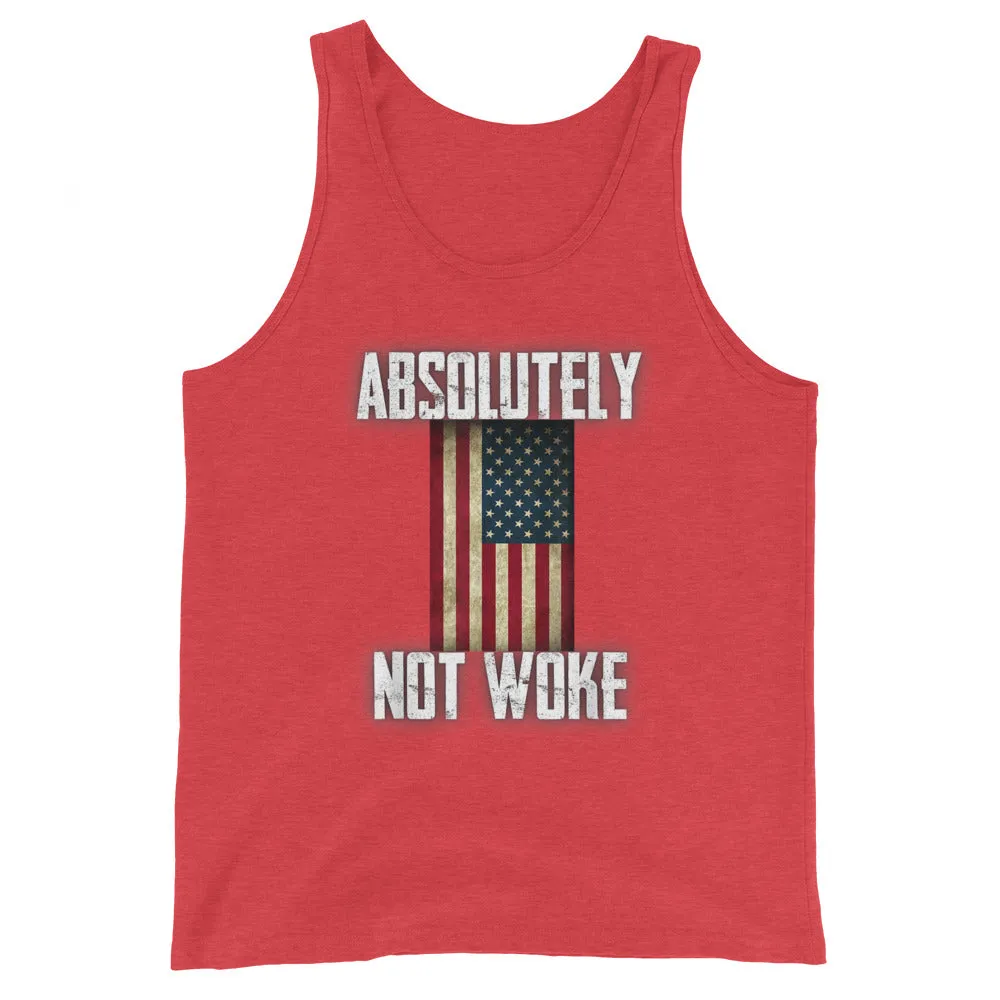 NOT WOKE Unisex Tank Top