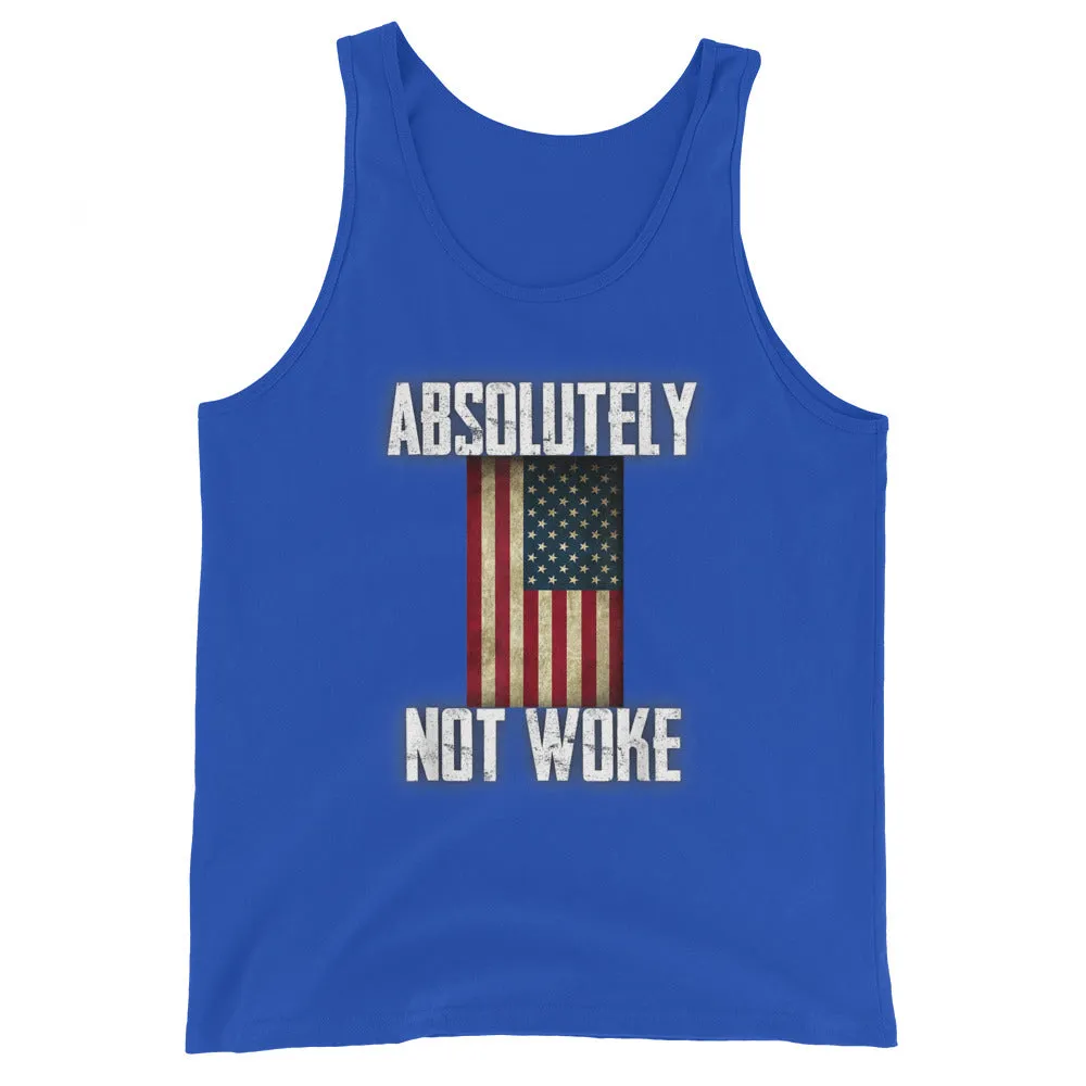 NOT WOKE Unisex Tank Top