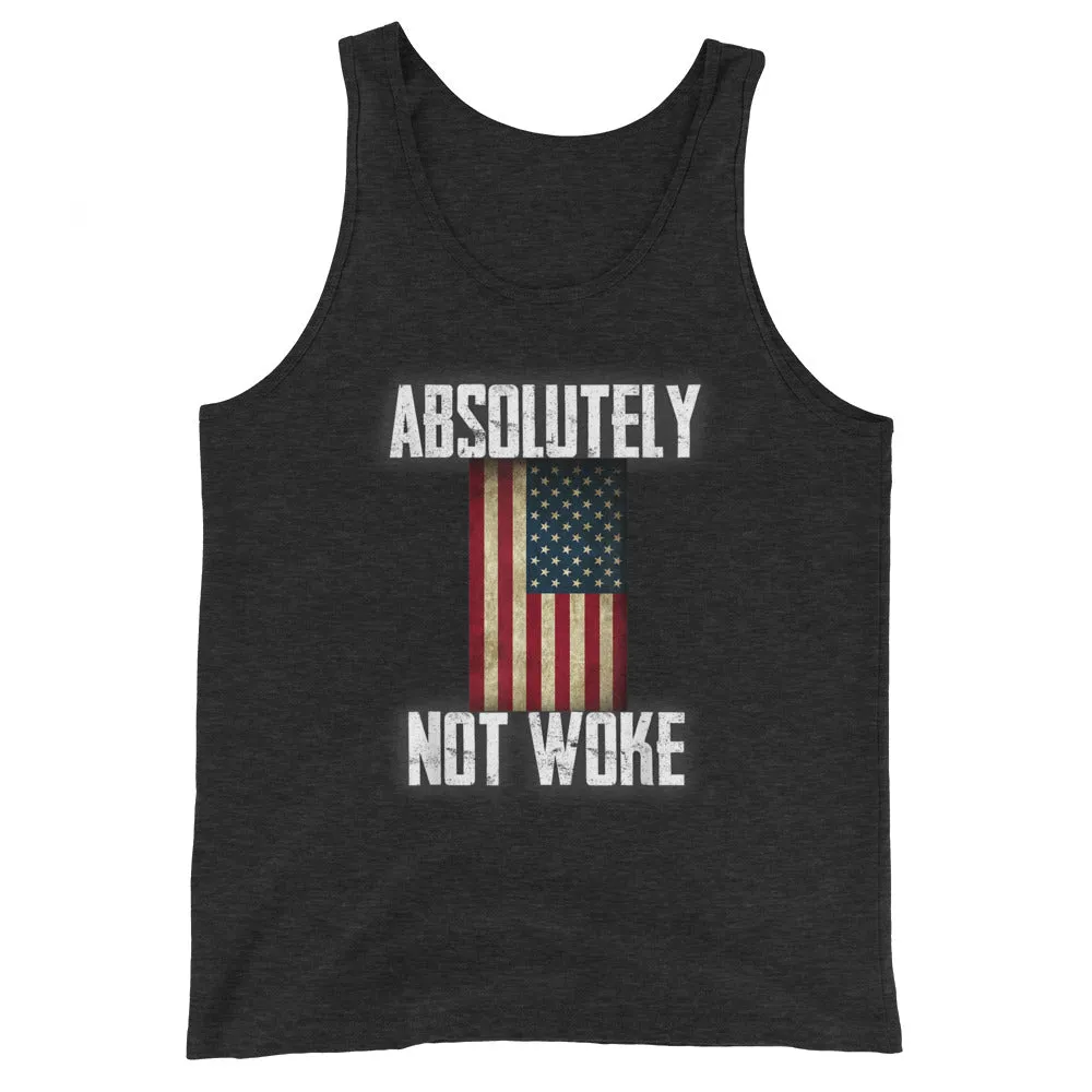 NOT WOKE Unisex Tank Top