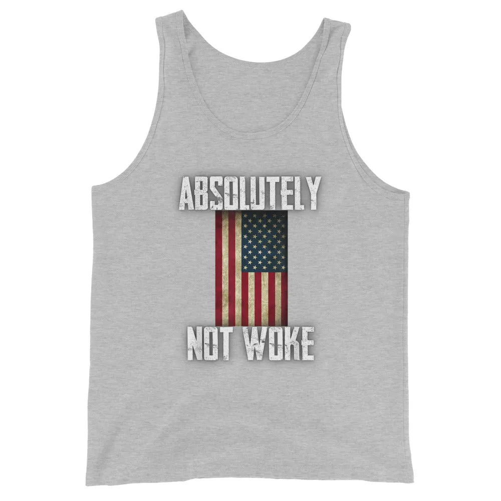 NOT WOKE Unisex Tank Top