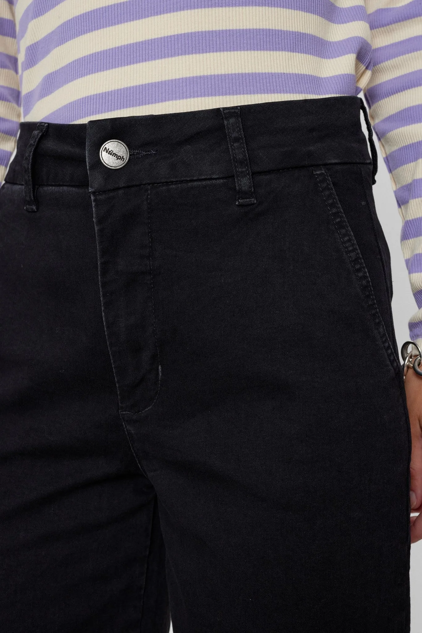 NUAMBER PANTS - Dark Grey Denim