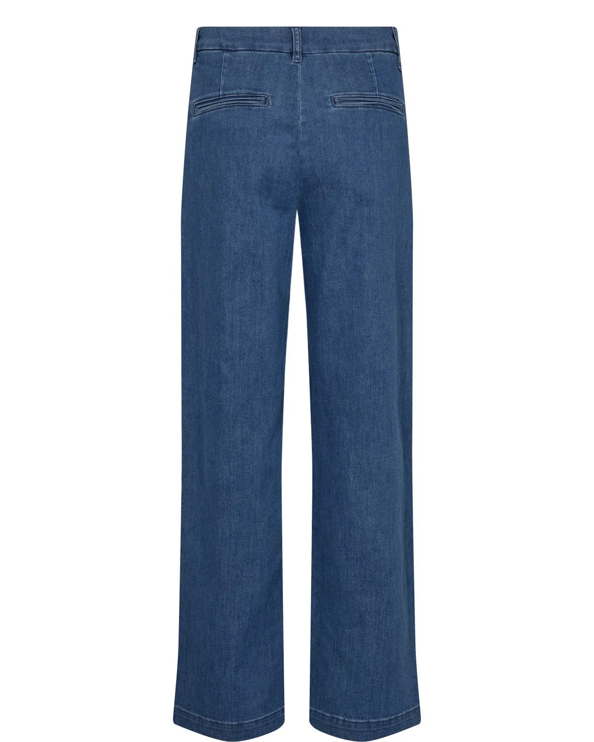 NUAMBER PANTS - Medium Blue Denim