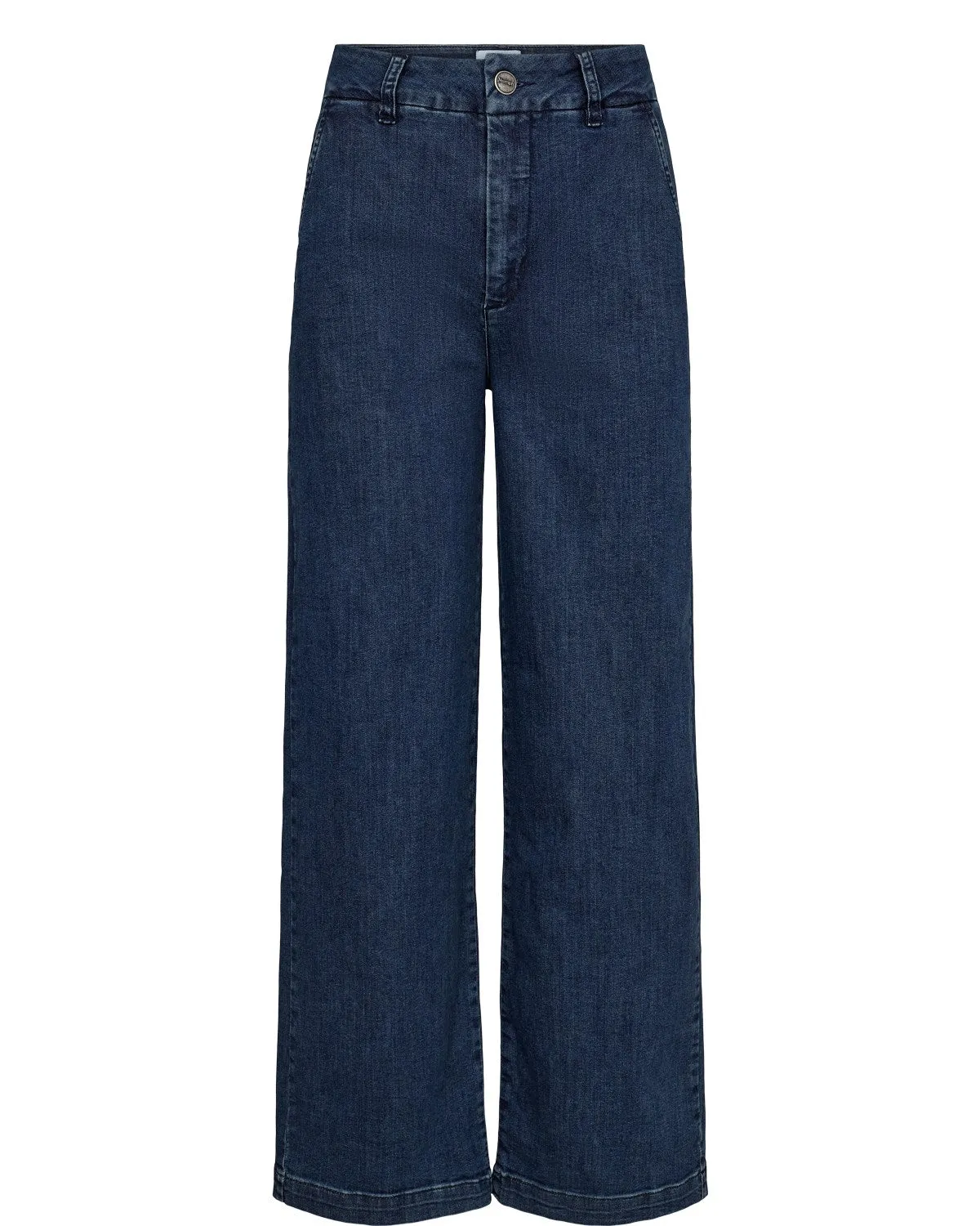 NUAMBER PANTS SHORT  - Medium Blue Denim