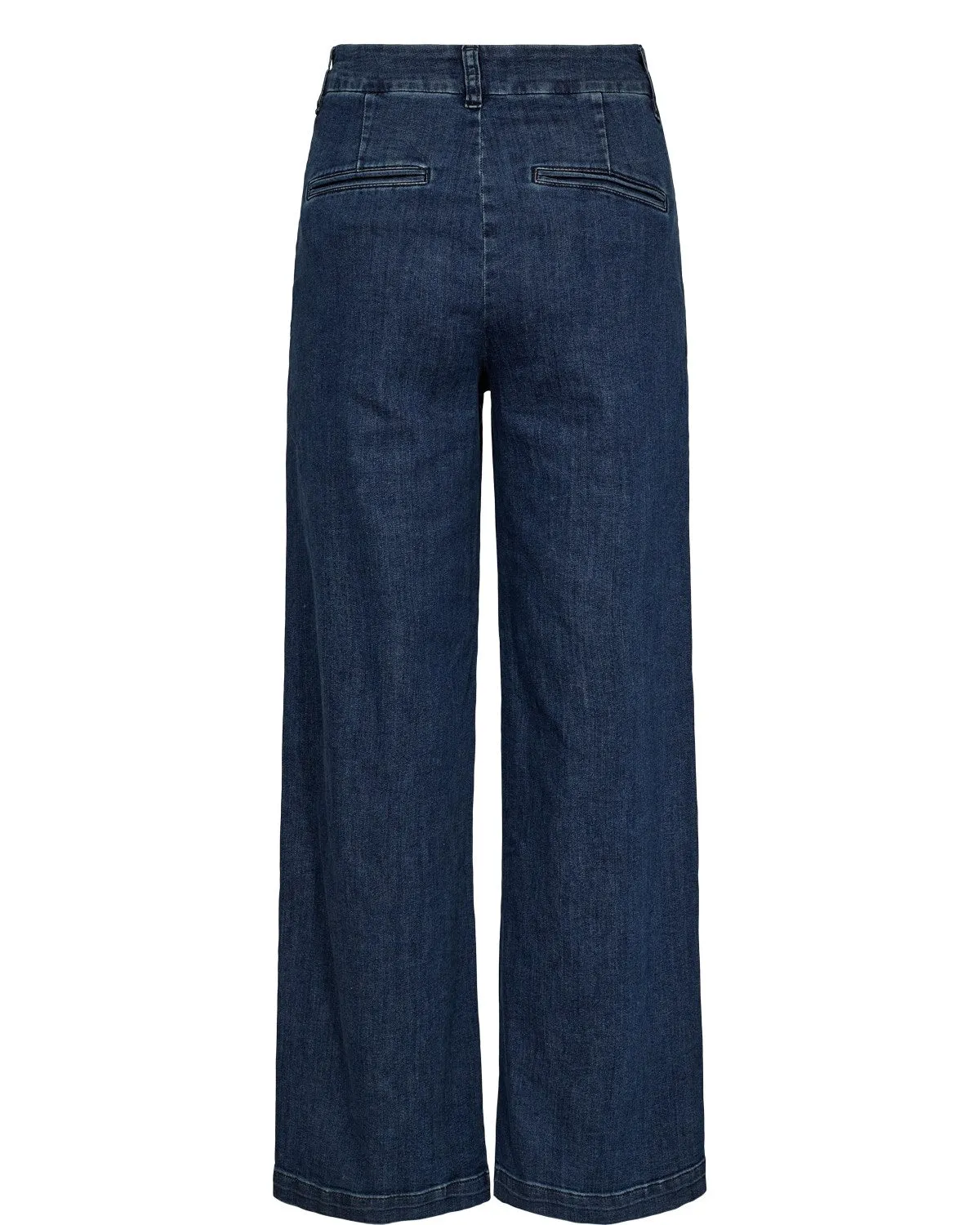 NUAMBER PANTS SHORT  - Medium Blue Denim