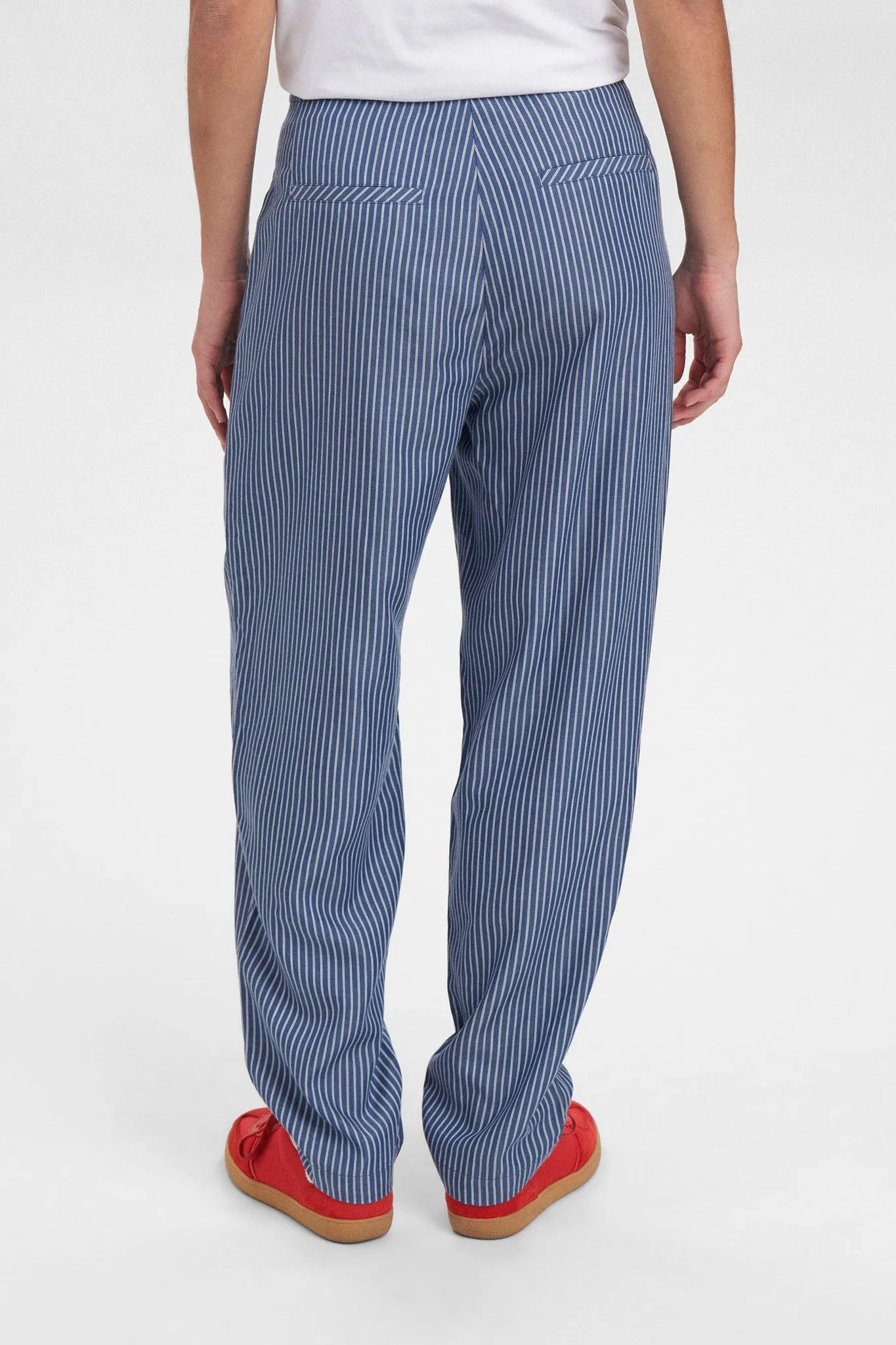 NUELEANOR PANTS - Medium Blue Denim