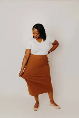 Nutmeg Pencil Skirt