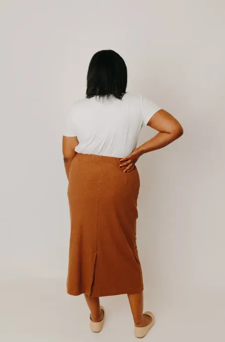 Nutmeg Pencil Skirt