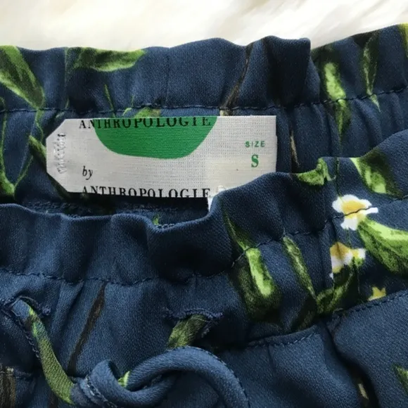 NWT Anthropologie Lemon Print Bermuda Shorts