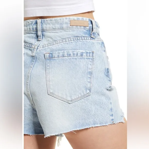 NWT BLANKNYC | The Reeve Frayed High Waist Denim Shorts | 28