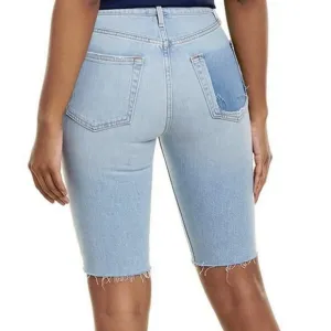 NWT FRAME Denim Le Vintage Bermuda Denim Shorts $195