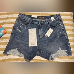 NWT Judy Blue high waisted jean shorts