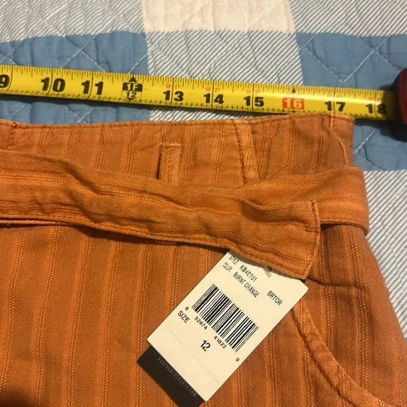 NWT KUT FROM THE KLOTH Justine BeltedTrouser Shorts