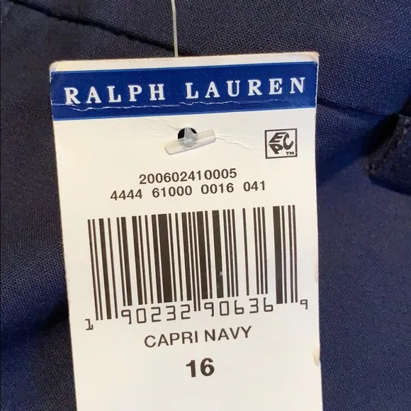 NWT Lauren Ralph Lauren ‘Capri Navy’ Bermuda Short