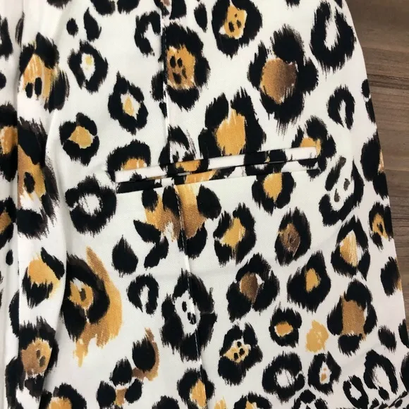 NWT Line &amp; Dot High Waisted Leopard Shorts Size S
